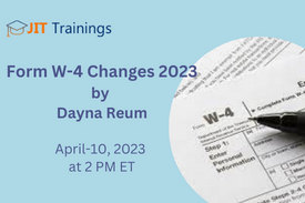 Form W-4 Changes & Payroll Updates 2023